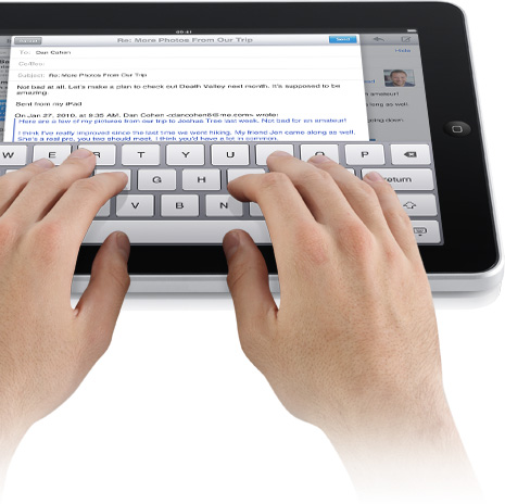 Клавиатура в ipad