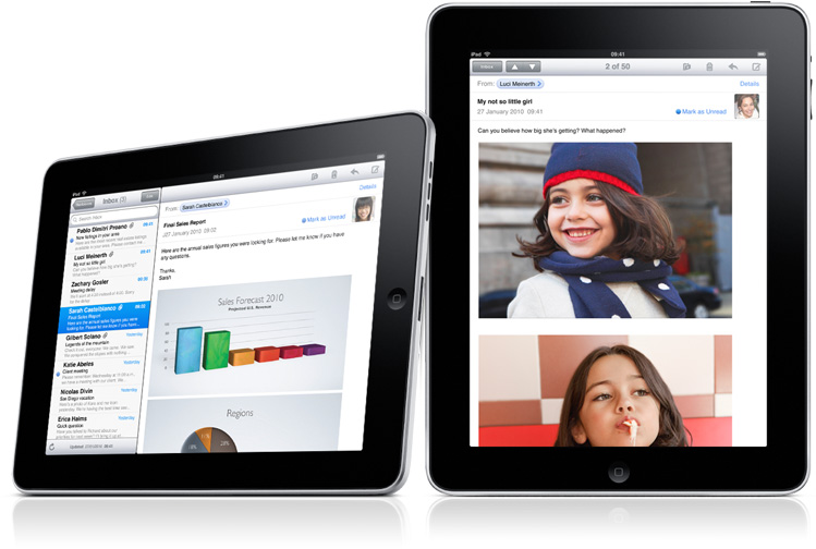Mail на iPad
