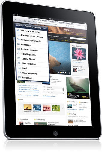 Любимые сайты на ipad