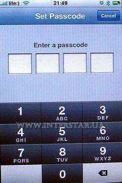 Скриншот меню General телефона Apple iPhone